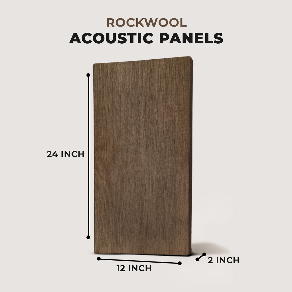 Artiqtone Audio Labs - Rockwool Acoustic Sound Proofing Panels - BEIGE | 24" x 13.5" x 2" | NRC - 0.9