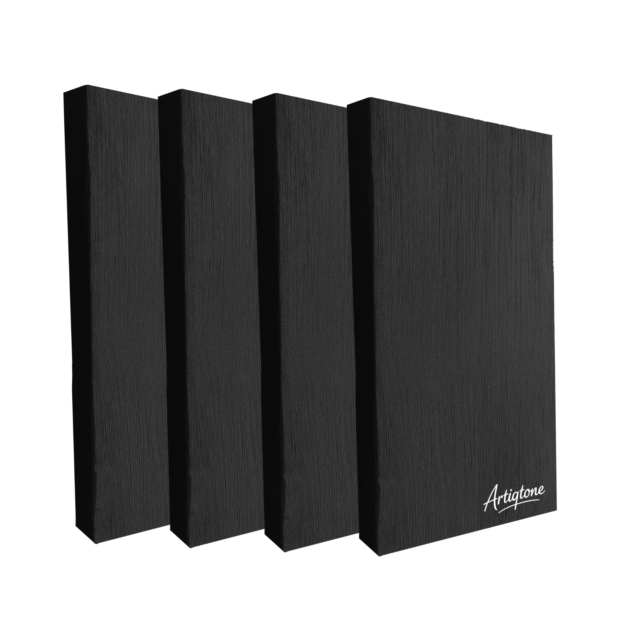 Set of 4 Rockwool Acoustic Panels (Black)