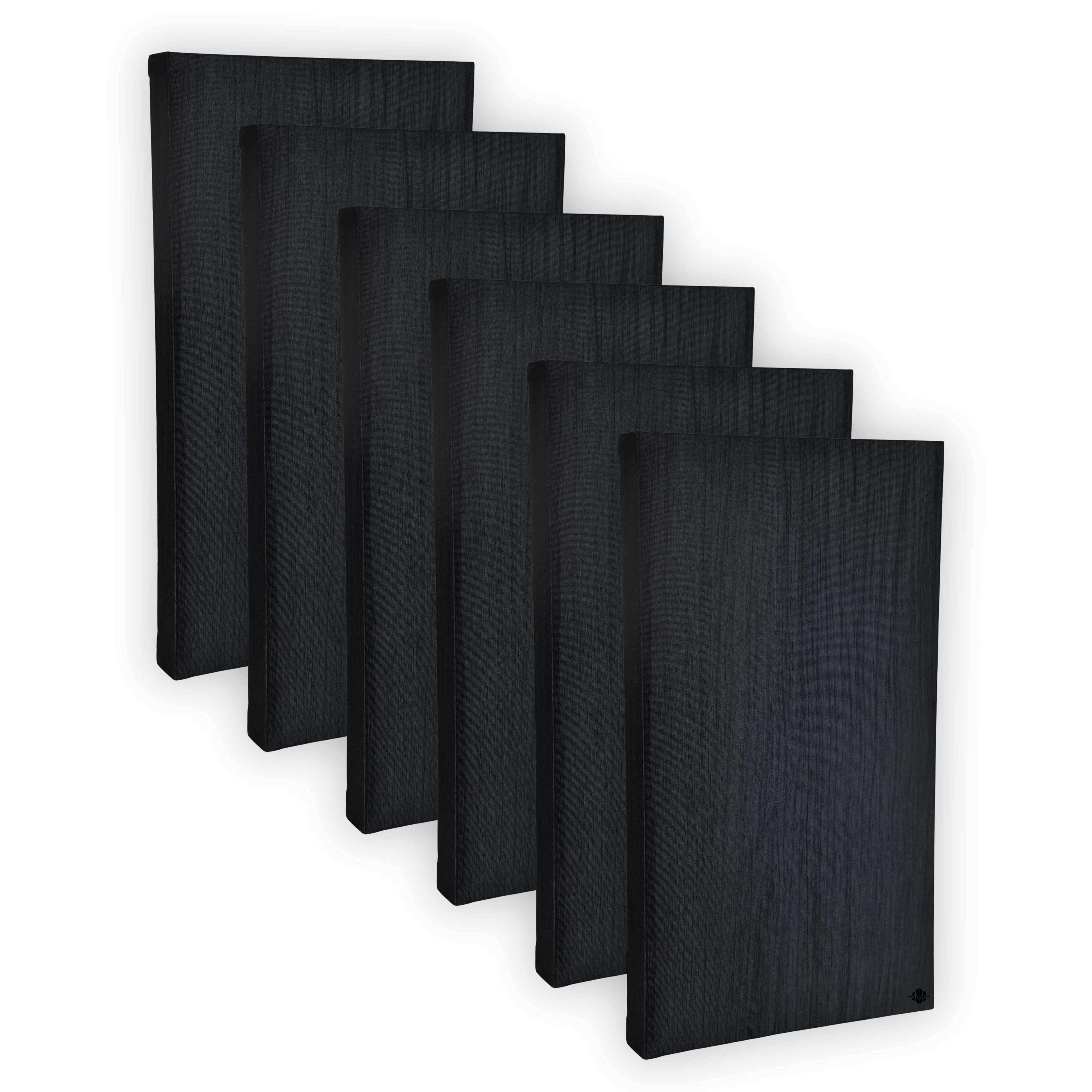 Artiqtone Audio Labs - Rockwool Acoustic Sound Proofing Panels - BLACK | 24" x 13.5" x 2" | NRC - 0.9