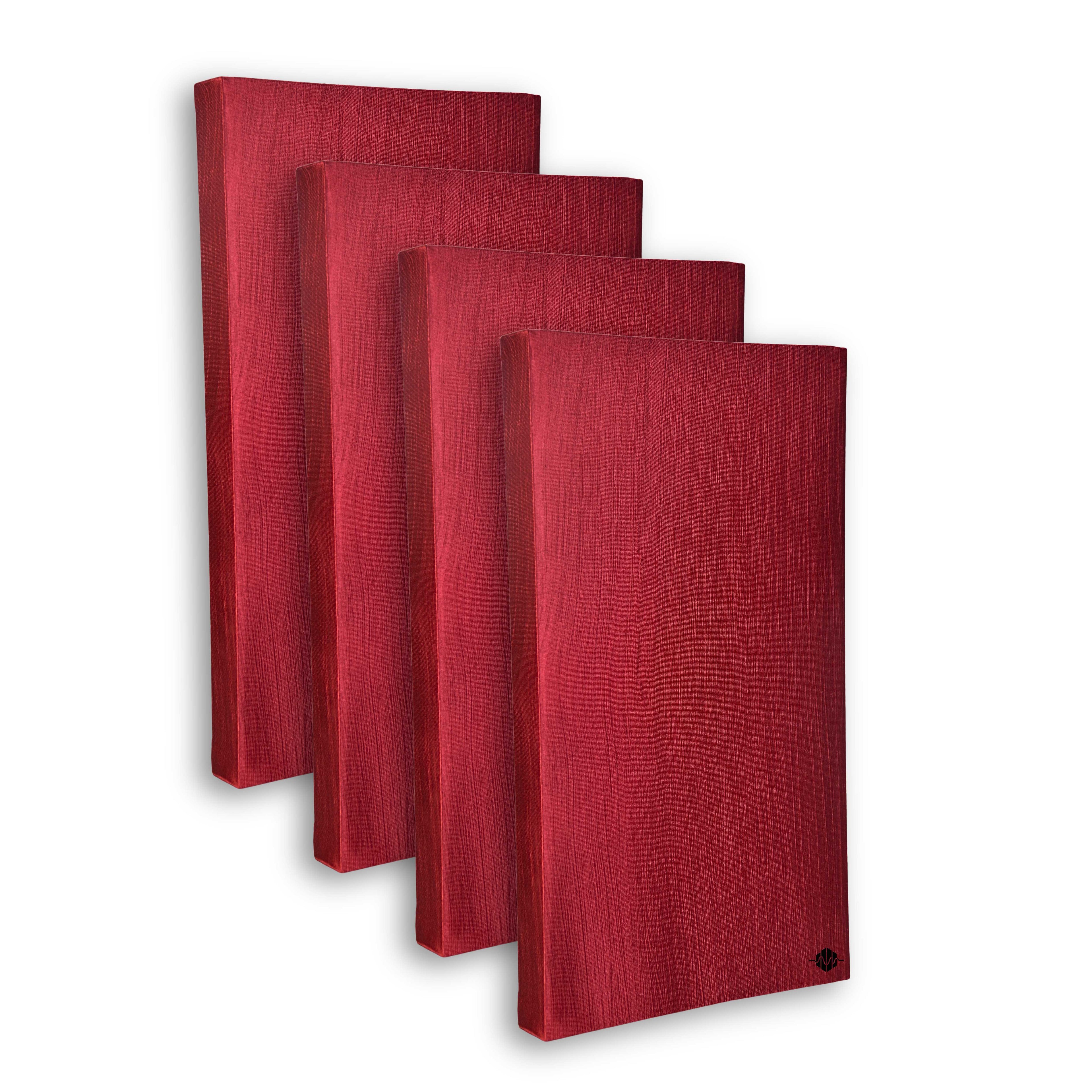 Artiqtone Audio Labs - Rockwool Acoustic Sound Proofing Panels - RED | 24" x 13.5" x 2" | NRC - 0.9