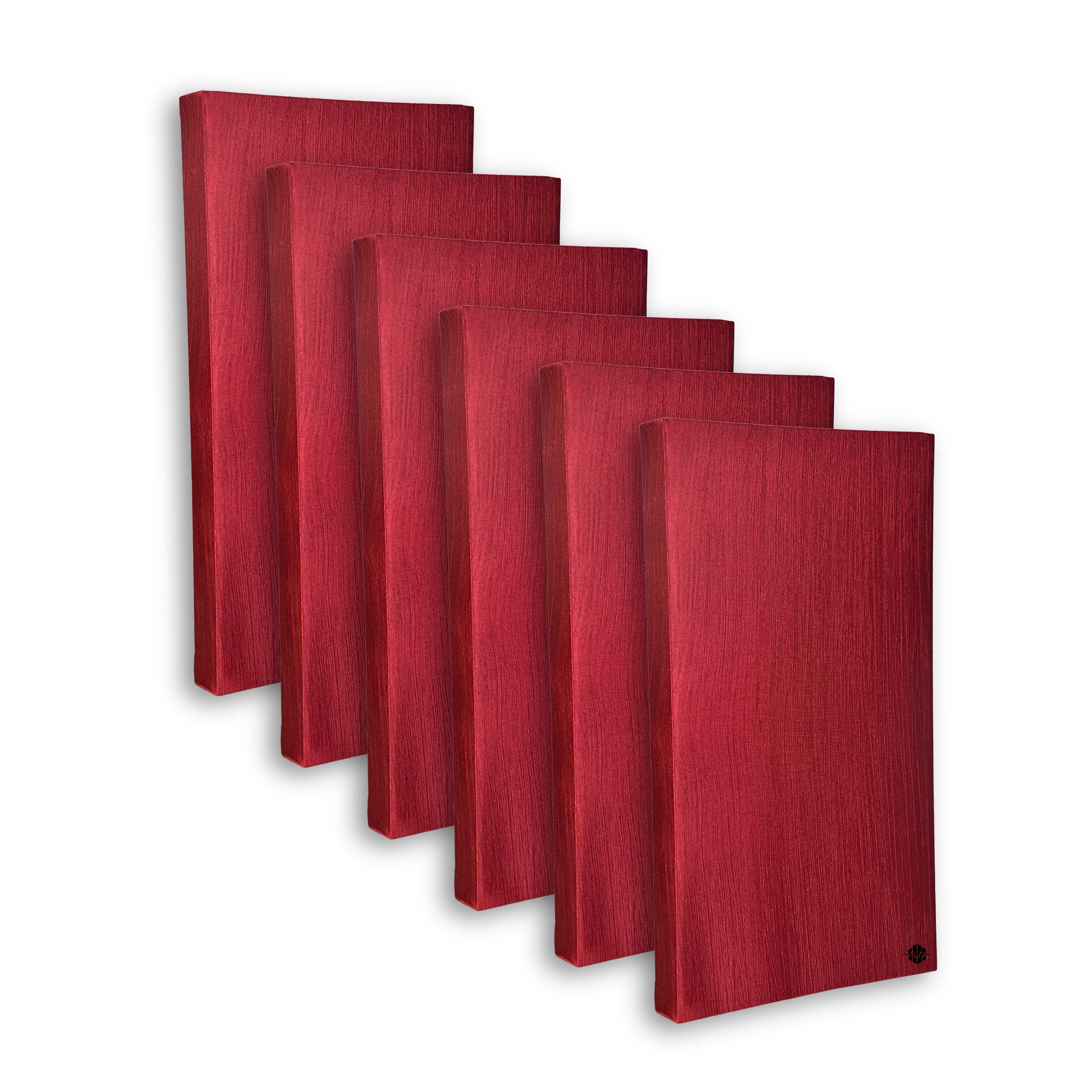 Artiqtone Audio Labs - Rockwool Acoustic Sound Proofing Panels - RED | 24" x 13.5" x 2" | NRC - 0.9