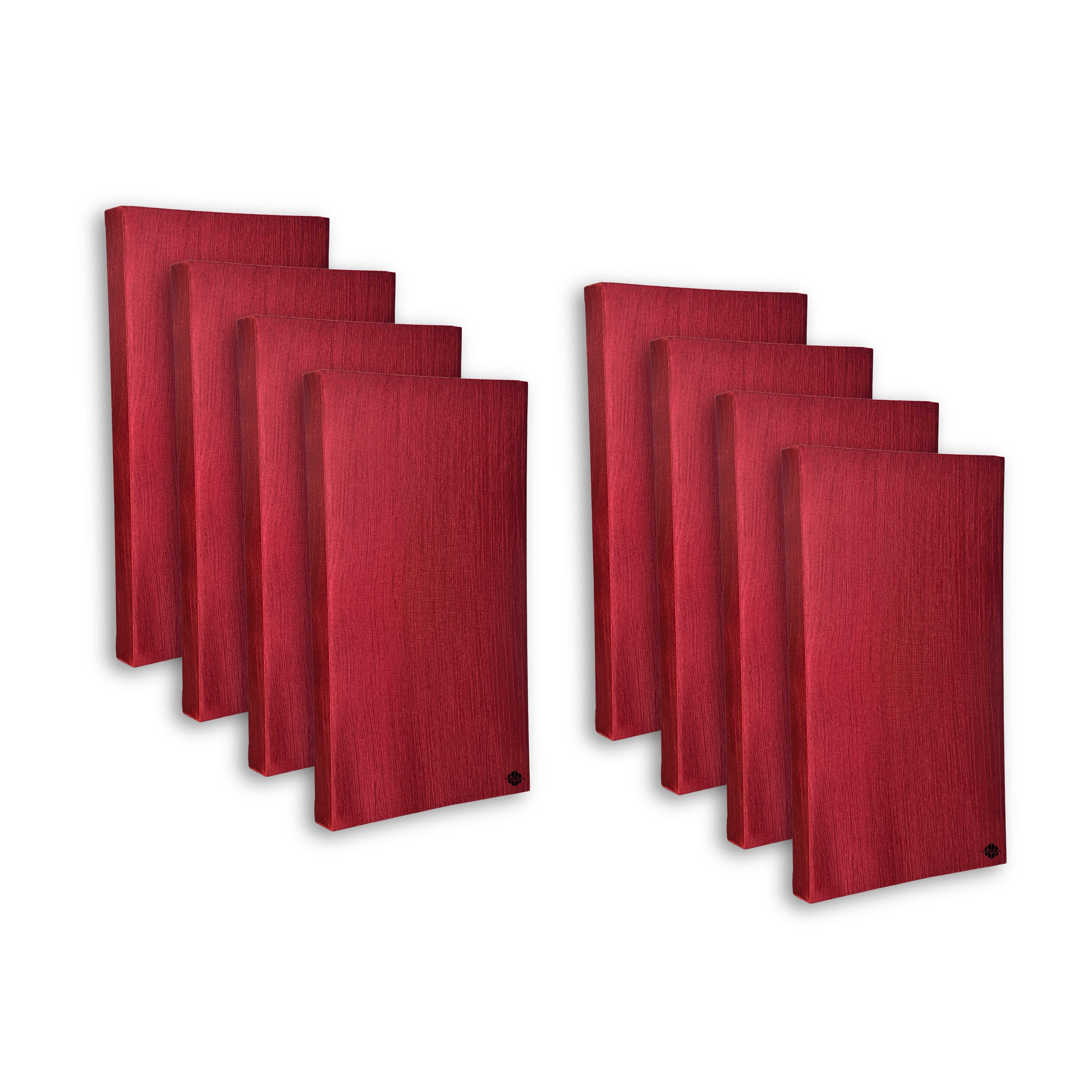 Artiqtone Audio Labs - Rockwool Acoustic Sound Proofing Panels - RED | 24" x 13.5" x 2" | NRC - 0.9
