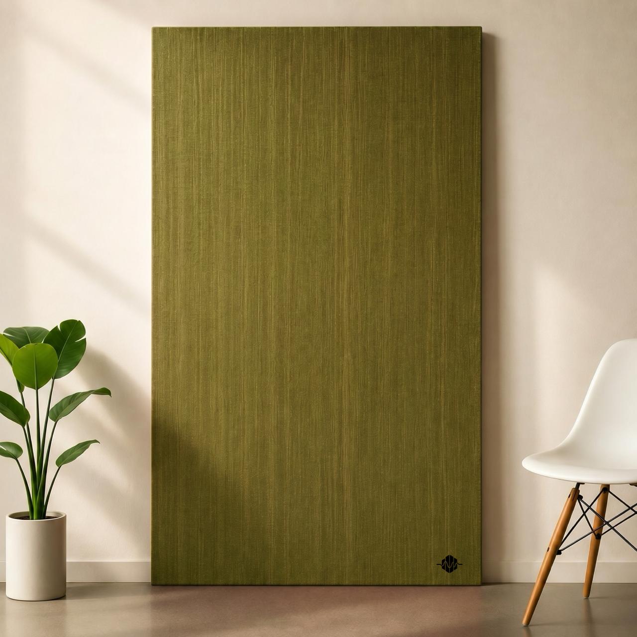 Artiqtone Audio Labs - Rockwool Acoustic Sound Proofing Panels - OLIVE MOSS | 36” x 13.5" x 2" | NRC - 0.9