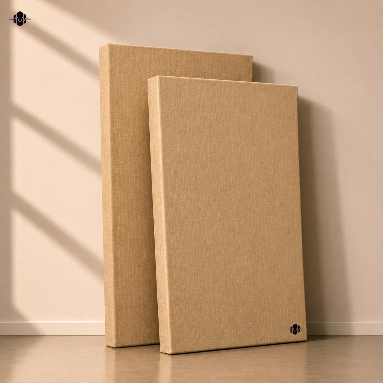 Artiqtone Audio Labs - Rockwool Acoustic Sound Proofing Panels - ARCTIC GOLDEN | 36” x 13.5" x 2" | NRC - 0.9