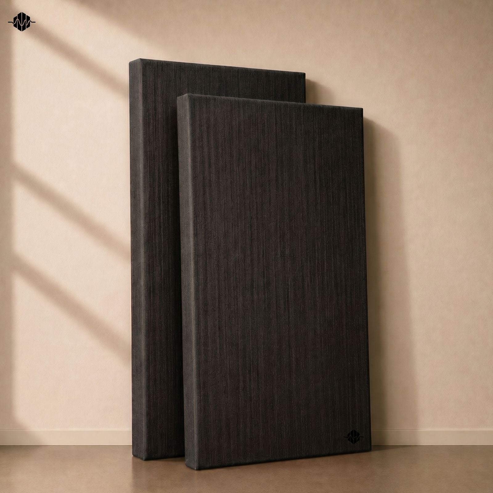 Artiqtone Audio Labs - Rockwool Acoustic Sound Proofing Panels - BLACK | 24" x 13.5" x 2" | NRC - 0.9
